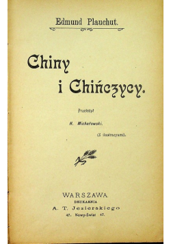 Chiny i Chińczycy 1900 r.