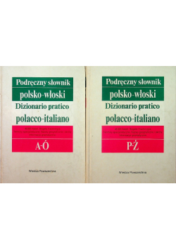 Podręczny  słownik polsko włoski Tom I i II