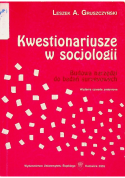 Kwestionariusze w socjologii