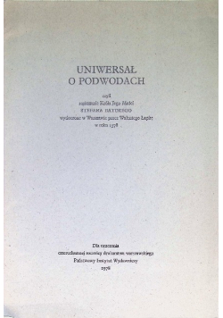Uniwersał o podwodach