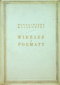 Majakowski Wiersze i poematy 1949 r.