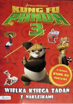 Dream Works Kung Fu Panda 3 Wielka księga zadań z naklejkami
