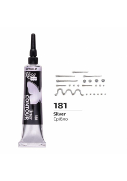 Farba aktylowa konturowa universal silver 20ml