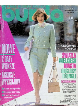 Burda Nr 10 / 1992 wykroje