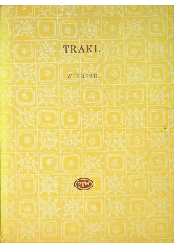 Trakl Wiersze