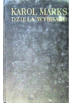 Marks Dzieła wybrane Tom 1 1941 r.