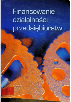 Finansowanie działalności przedsiębiorstw