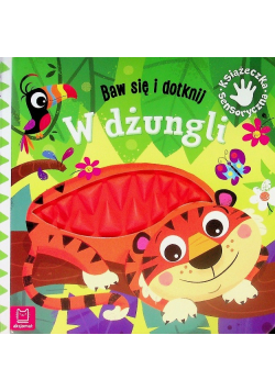 Baw się i dotknij W dżungli Książeczka sensoryczna