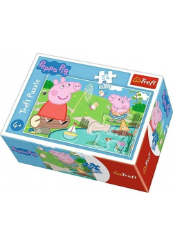 Puzzle 54 mini Wesoły dzień Świnki Peppy 1 TREFL
