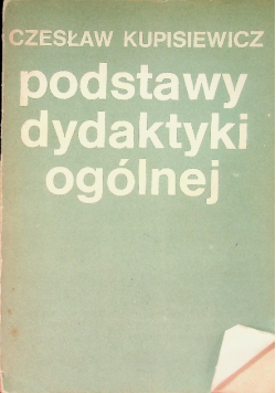 Podstawy dydaktyki ogólnej