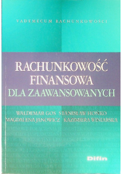 Rachunkowość finansowa dla zaawansowanych