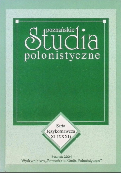 Poznańskie Studia Polonistyczne XI