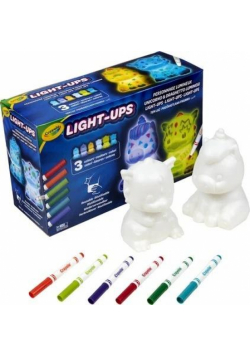 Zestaw 2 podświetl figurek do kolorowania CRAYOLA