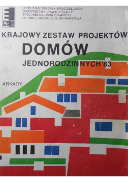 Krajowy zestaw projektów domów jednorodzinnych 83