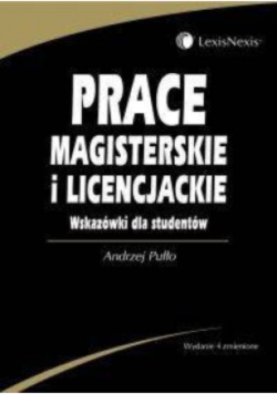 Prace magisterskie i licencjackie Wskazówki dla studentów