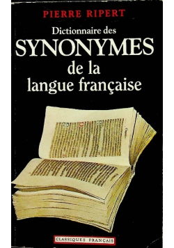 Dictionnaire des synonymes de la langue francaise