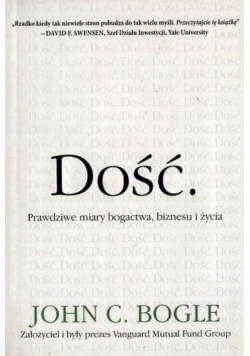 Dość Prawdziwe miary bogactwa biznesu i życia
