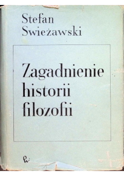 Zagadnienie historii filozofii