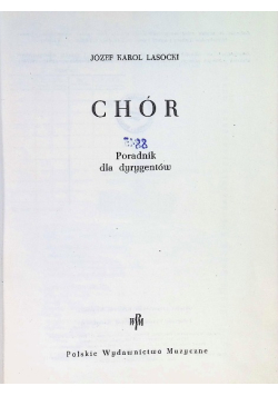 Chór Poradnik dla dyrygentów