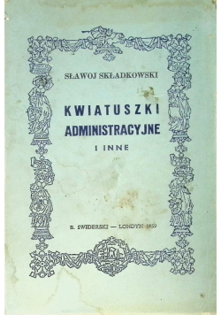 Kwiatuszki administracyjne i inne