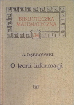 O teorii informacji Tom 34