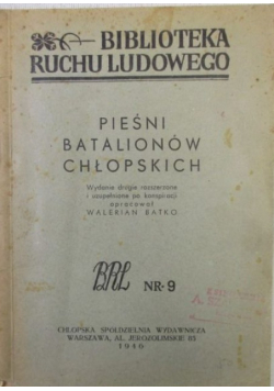 Pieśni batalionów chłopskich, 1946 r.