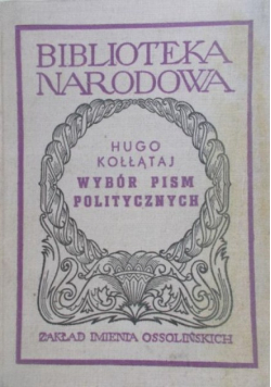 Kołłątaj Wybór pism politycznych