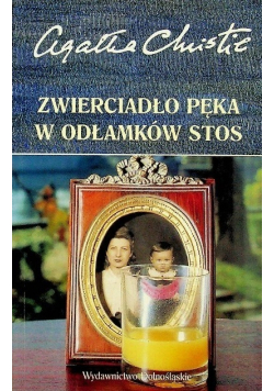 Zwierciadło pęka w odłamków stos
