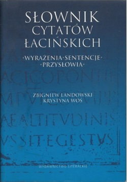 Słownik cytatów łacińskich