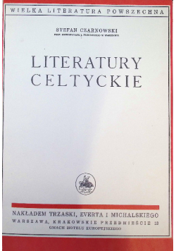 Literatury celtyckie, 1933 r.