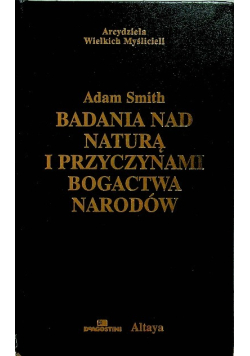 Badania nad naturą i przyczynami bogactwa narodów