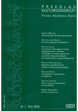Przegląd Kulturoanawczy Nr 1/ 06