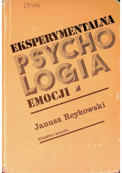 Eksperymentalna psychologia emocji