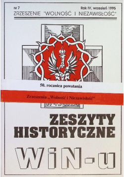 Zeszyty Historyczne WIN u Nr 7