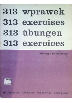 313 wprawek na fortepian