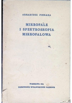 Mikrofale i spektroskopia mikrofalowa