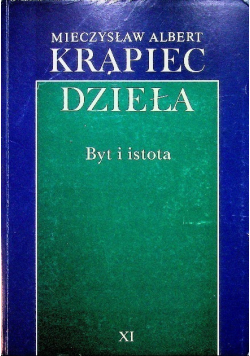 Krąpiec Dzieła Tom XI Byt i istota