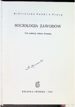Socjologia zawodów