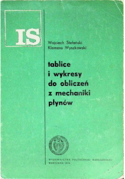 Tablice i wykresy do obliczeń z mechaniki płynów