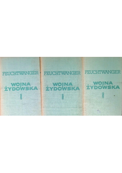 Wojna żydowska Tom I do III