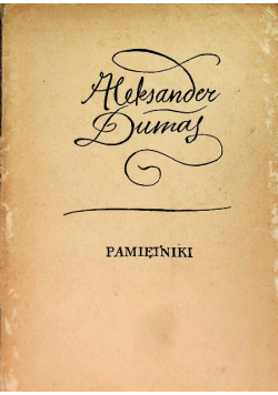 Dumas Pamiętniki