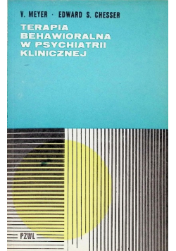 Terapia behawioralna w psychiatrii klinicznej