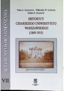 Historycy Cesarskiego Uniwersytetu Warszawskiego