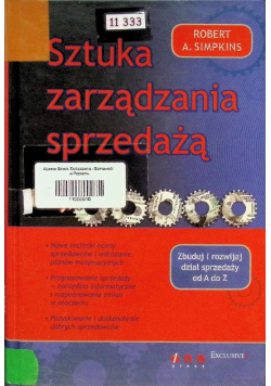 Sztuka zarządzania sprzedażą