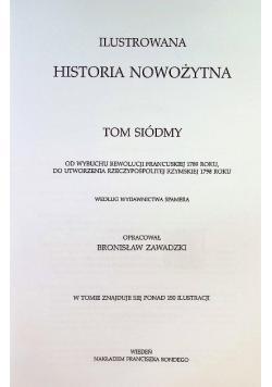 Dzieje Powszechne Ilustrowane Tom VII Czasy nowożytne Część III
