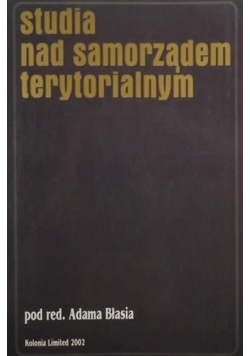 Studia nad samorządem terytorialnym