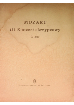 Mozart III koncert skrzypcowy