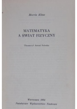 Matematyka a świat fizyczny
