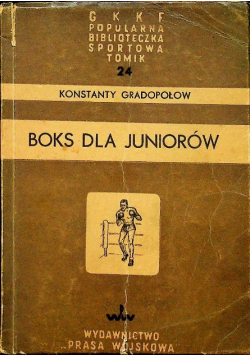 Boks dla juniorów 1950r.