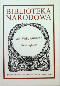 Woronicz Pisma wybrane